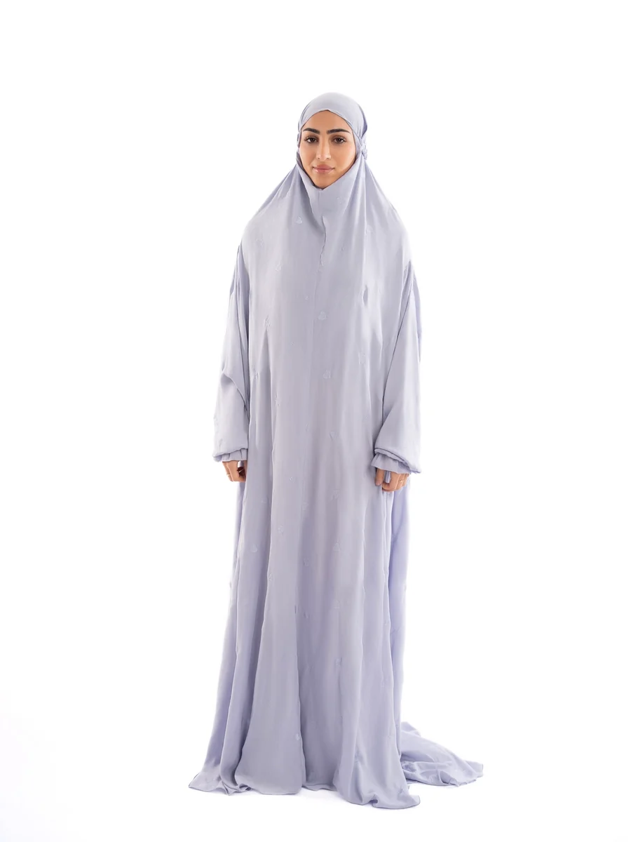 Embroidered Open Abaya supplied by Yiwu Huanyu Trading Company